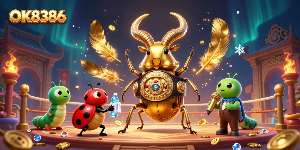Engage in exciting gameplay at OK8386, featuring a vibrant 3D casino scene with dynamic characters in action.