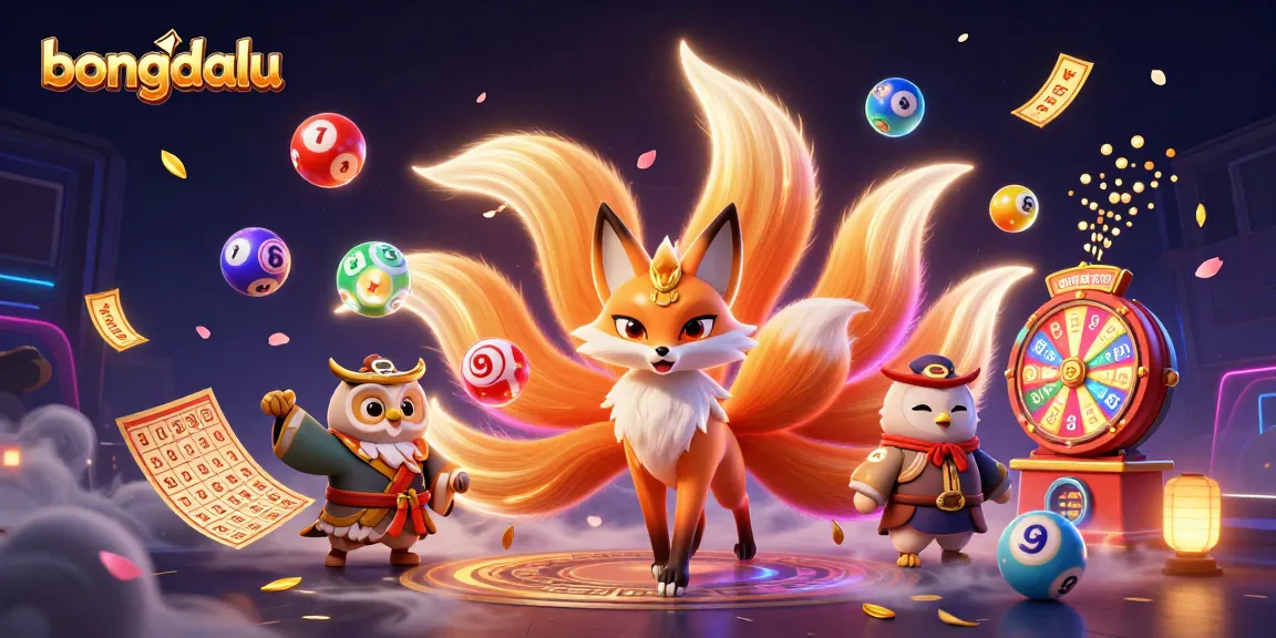Engage with bongdalu as vibrant lottery elements collide in a rich, animated gambling scene.